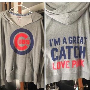 Vs pink CUBS hoodie
